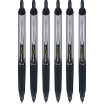 Canetas esferográficas PILOT Precise V10 RT Bold Point 1,0 mm, pacote com 6