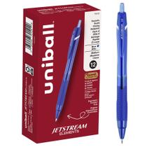 Canetas esferográficas Uni-ball Jetstream Elements Medium Blue 12