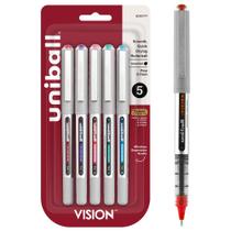 Canetas esferográficas Uni-Ball Vision 60381PP Fine Point 0,7 mm 5 unidades Canetas esferográficas Uni-Ball Vision 60381PP Fine Point 0,7 mm 5 unidades