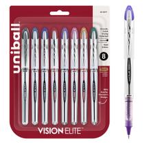 Canetas esferográficas uni-ball Vision Elite, 0,8 mm Bold Tip, pacote com 8 Canetas esferográficas uni-ball Vision Elite, 0,8 mm Bold Tip, pacote com 8