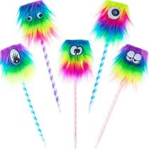 Canetas felpudas Outus Rainbow, ferramentas de escrita Fluffy Fuzzy Pens para crianças x20