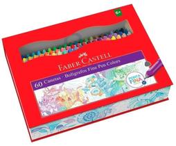 Canetas Fine Pen Colors 60 Cores Es60zf Faber Castell - Faber-Castell