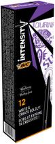 Canetas Fineliner BIC Intensity Fine Tip Purple, pacote com 12