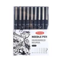Canetas Fineliner Pretas 15/3 Tamanho Micro Pigment Liner Multiliner Para Esboço Artístico Desenho