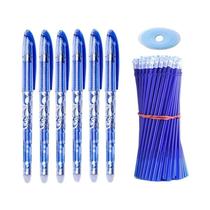 Canetas Gel Apagáveis Pretas E Azuis 57 Peças/Conjunto 0.5mm Esferográficas Laváveis Para Material