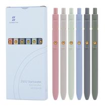 Canetas gel Ddaowanx ZS012, tinta azul, retráteis, 0,5 mm, 6 unidades Canetas gel Ddaowanx ZS012, tinta azul, retráteis, 0,5 mm, 6 unidades