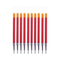 Canetas Gel De Tinta Vermelha 0.5mm Retráteis Com Refil, Material De Escritório Estético Para
