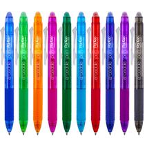 Canetas gel retráteis apagáveis ParKoo 0,7 mm, pacote com 10