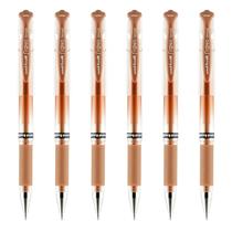 Canetas Gel Uni-Ball Signo Gel Impact 1,0 mm Bronze Kit com 6 Canetas Gel Uni-Ball Signo Gel Impact 1,0 mm Bronze Kit com 6
