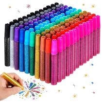 Canetas Glitter Glue Fullhawl 200 unidades multicoloridas de 10 ml Canetas Glitter Glue Fullhawl 200 unidades multicoloridas de 10 ml