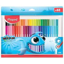 Canetas hidrográficas Color'Peps Ocean 48 cores Maped