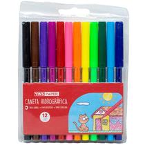 Canetas hidrográficas Hidrocor 12 cores - YINS BRASIL Canetas hidrográficas Hidrocor 12 cores - YINS BRASIL
