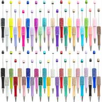 Canetas KUNHEHO com miçangas e glitter, 48 unidades, tinta preta, 14,5 cm Canetas KUNHEHO com miçangas e glitter, 48 unidades, tinta preta, 14,5 cm
