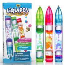 Canetas Liquid Motion Bubbler YoYa Liquipen, pacote com 3 para crianças/adultos Canetas Liquid Motion Bubbler YoYa Liquipen, pacote com 3 para crianças/adultos
