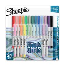 Canetas Marcador Permanente Sharpie Ultrafine Point Mystic Gem - Pacote com 24