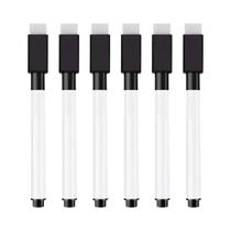 Canetas Marcadoras Magnéticas Para Quadro Branco, 8 Peças, Apagáveis a Seco Com Borracha Para