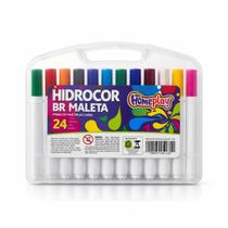 Canetas Marcadores Acrílicos 24 Cores para Colorir HomePlay