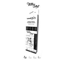 Canetas Nanquim 4 Pontas p/ Tattoo Art Uni PIN 200 Canetas Nanquim 4 Pontas p/ Tattoo Art Uni PIN 200