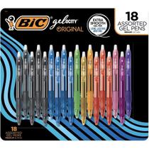 Canetas Retrátil Bic Gel-Ocity Ponto Médio (0,7 Mm) pack 18 Canetas Retrátil Bic Gel-Ocity Ponto Médio (0,7 Mm) pack 18