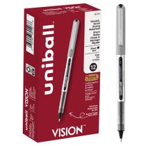 Canetas Rollerball Uni-ball Vision 0,7 mm Fine Point Black Ink