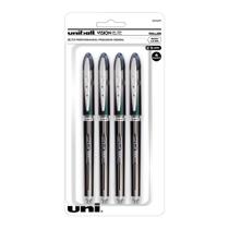 Canetas Rollerball Uni-Ball Vision Elite 0,5 mm pretas, pacote com 4