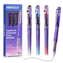 Canetas Rollerball WRITECH Ponta Fina 0,5mm 4 Cores Canetas Rollerball WRITECH Ponta Fina 0,5mm 4 Cores