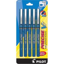 Canetas Rolling Ball PILOT Precise V7 Fine Point Blue, pacote com 5 Canetas Rolling Ball PILOT Precise V7 Fine Point Blue, pacote com 5