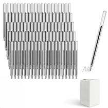 Canetas Rubierine 100 unidades flexíveis de borracha macia com tinta preta Canetas Rubierine 100 unidades flexíveis de borracha macia com tinta preta