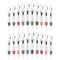 Canetas Shuttle retráteis VideMundi 20 unidades 4 em 1 multicoloridas Canetas Shuttle retráteis VideMundi 20 unidades 4 em 1 multicoloridas