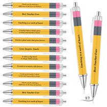 Canetas Sinload 27 unidades para professores, amarelas, retráteis, 13,7 cm Canetas Sinload 27 unidades para professores, amarelas, retráteis, 13,7 cm