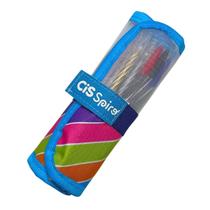 Canetas Spiro 0.7mm Estojo Rollerset 29 Unidades - Cis