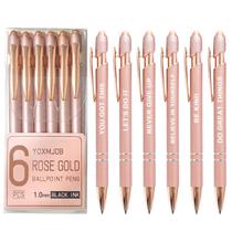 Canetas Stylus YOXMJDB, pacote com 6, ouro rosa para telas sensíveis ao toque
