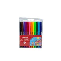 Canetinha Caneta Hidrográfica 12 Cores Yin's Paper