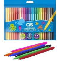 Canetinha Cis 24 Cores Hidrográfica REF 486104