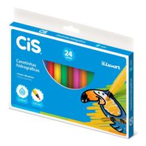 Canetinha Cis 24 cores Hidrográfica