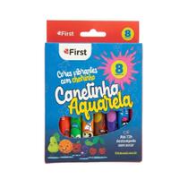 Canetinha com Aroma Colorida Mágica Efeito Degradê 8 Peças Canetinha com Aroma Colorida Mágica Efeito Degradê 8 Peças