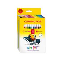 Canetinha Gigante Neo-Pen Compactor 2,0 com 36 cores