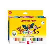 Canetinha Gigante Neo-Pen Compactor 2,0 com 48 cores