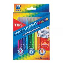 Canetinha Hidrocor 12 Cores Tris Mega Hidro Color