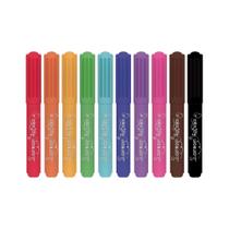 Canetinha Hidrocor Big Ponta que não afunda Color Joy - Caixa com 10 Cores Leonora - 10269 Canetinha Hidrocor Big Ponta que não afunda Color Joy - Caixa com 10 Cores Leonora - 10269