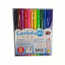 CANETINHA HIDROCOR LAVAVEL 12 CORES CX um - Gatte