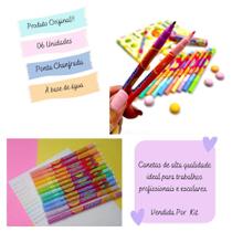 Canetinha Hidrocor Mentos Neon Pen - Tons Pastel