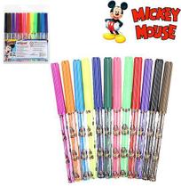 Canetinha hidrocor mickey com 12 peças