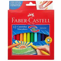 Canetinha Hidrográfica 12 Cores Vai e Vem Faber Castell
