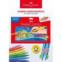 Canetinha Hidrográfica 24 cores Colors Faber Castell
