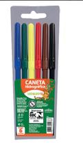 Canetinha Hidrográfica 6 Cores Leo E Leo Vibrantes 1mm Canetinha Hidrográfica 6 Cores Leo E Leo Vibrantes 1mm