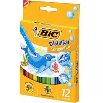 Canetinha Hidrografica BIC ULTRA Lavavel com 12 Cores Canetinha Hidrografica BIC ULTRA Lavavel com 12 Cores