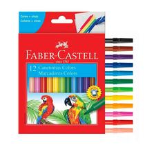 Canetinha Hidrográfica Colors c/12 cores - Faber-castell