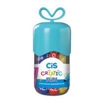 Canetinha Hidrográfica Criatic Fun com 12 Cores Azul - CiS
