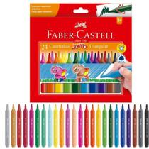Canetinha Hidrográfica Faber-Castell Jumbo COM 24 CORES